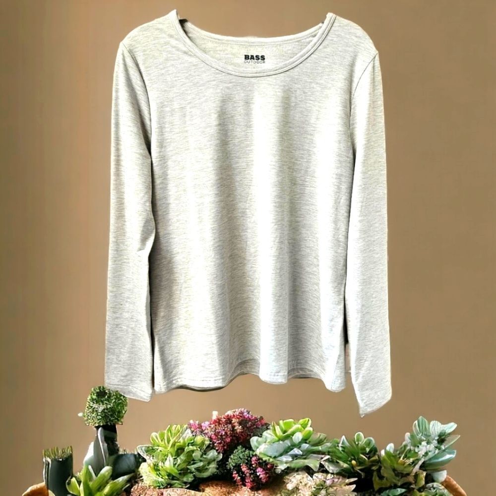 BASS OUTDOOR Women's Long Sleeve Athletic Top With B-flex Technology Size Large - Picture 5 of 13